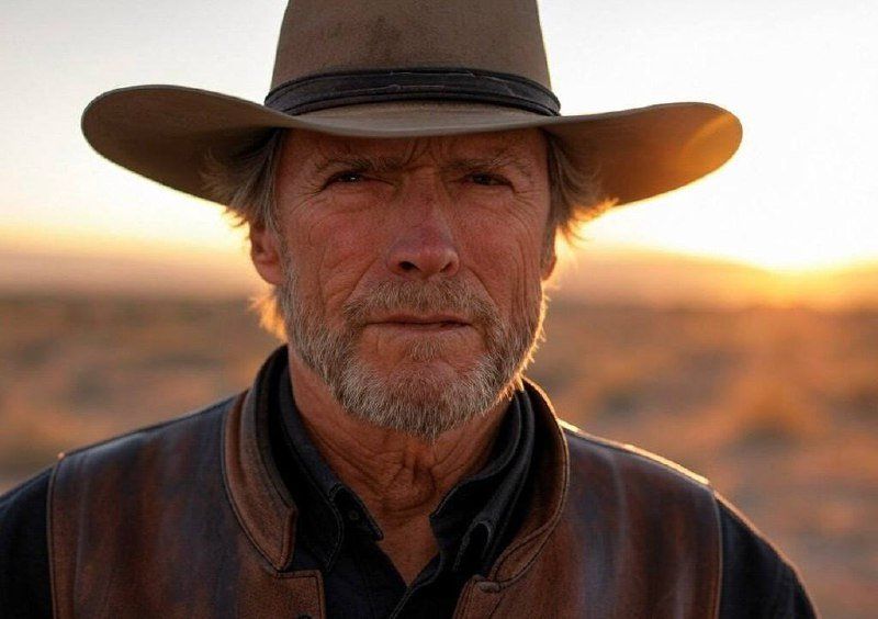 Das Bild zeigt Clint Eastwood als Cowboy