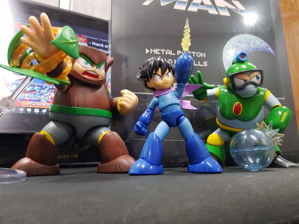 Jada Toys Mega Man Wave 3 (Wood Man, Helmetless Mega Man, Bubble Man) 