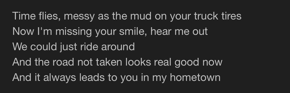 Bridge in ‘Tis the Damn Season by Taylor Swift