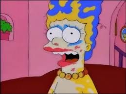 Marge Simpson - makeup gun.