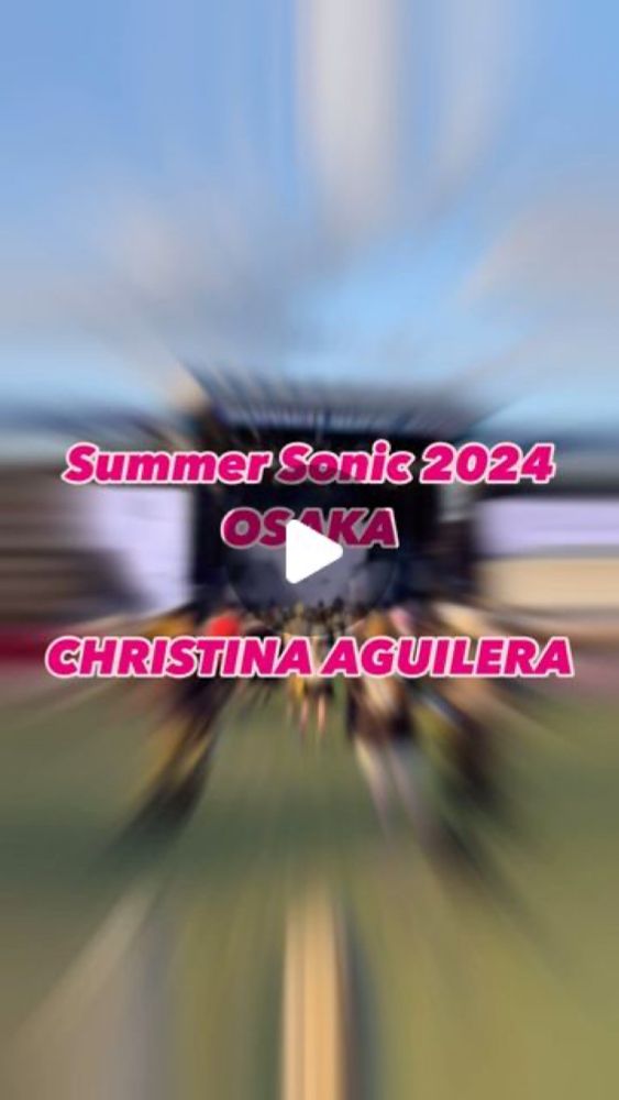 🄽🄰🄾 Budget Traveler （大体ぼっち旅男子🎒） on Instagram: "Summer Sonic 2024に参戦。我が崇拝するChristina Aguilera (@xtina )様を拝みに🙏🏽相変わらず最高のパフォーマンスでした。

📍Summer Sonic 2024, Osaka, Japan 🇯🇵 

#summersonic2024 #christinaaguil...