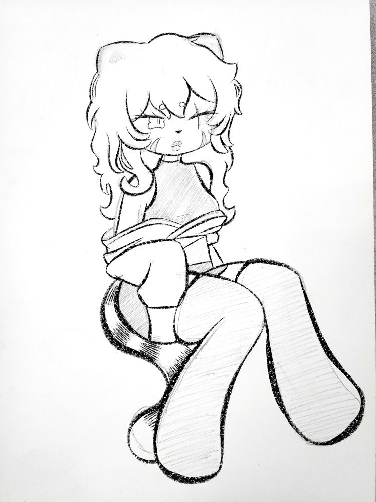 a wip of my partner's other OC!!