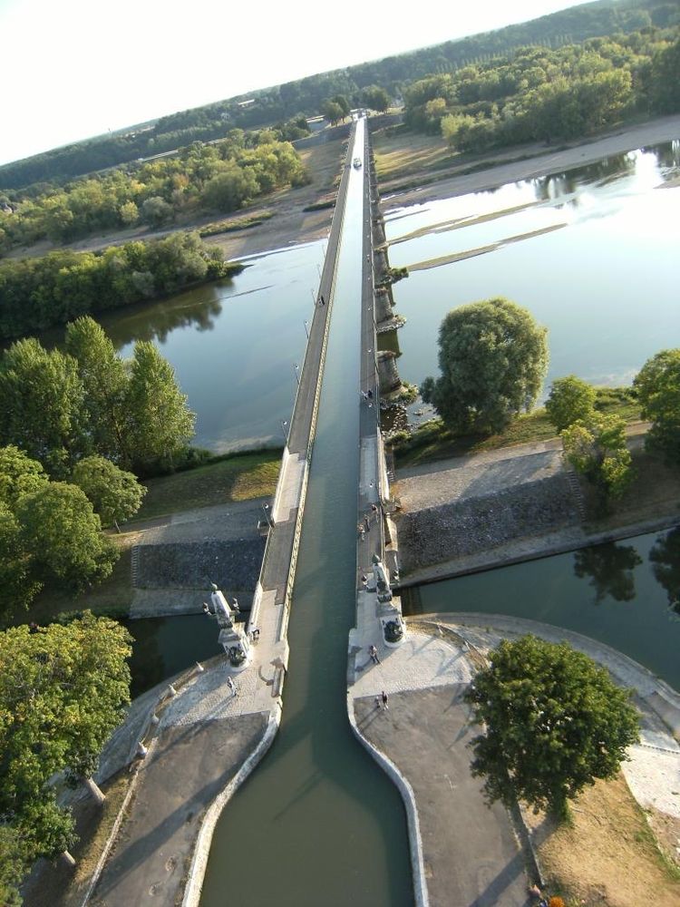 Briare bridge in France