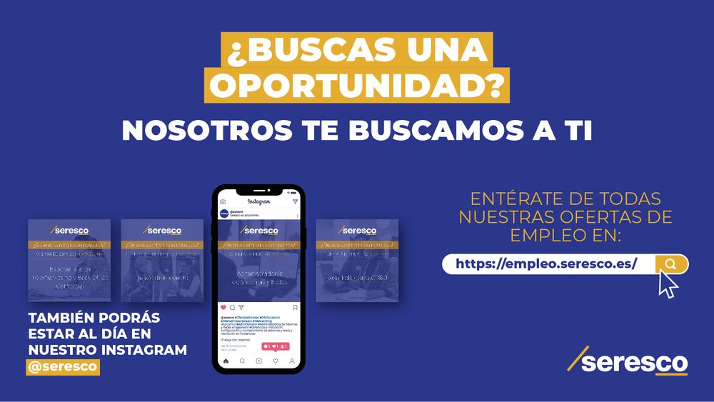 Ofertas de empleo Seresco #Oviedo #Madrid #Barcelona #Vigo #Lisboa #Porto 
