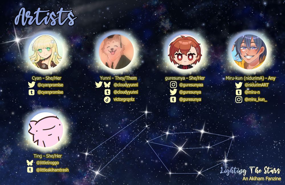 Lighting The Starts Artist lineup 2/2