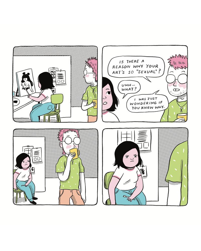 Interior art from FART SCHOOL by Mel Stringer