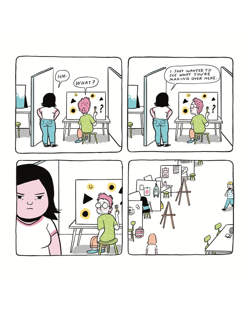 Interior art from FART SCHOOL by Mel Stringer