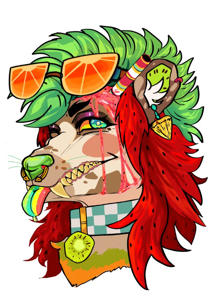 Fruit cocktail Furry icon