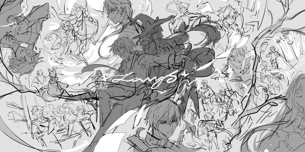 sketch of my ocs.