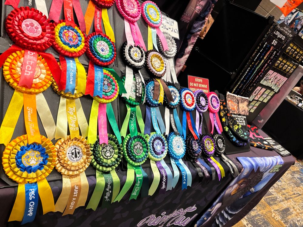 A rainbow menagerie of Kennel Club Awards designed by primrose
