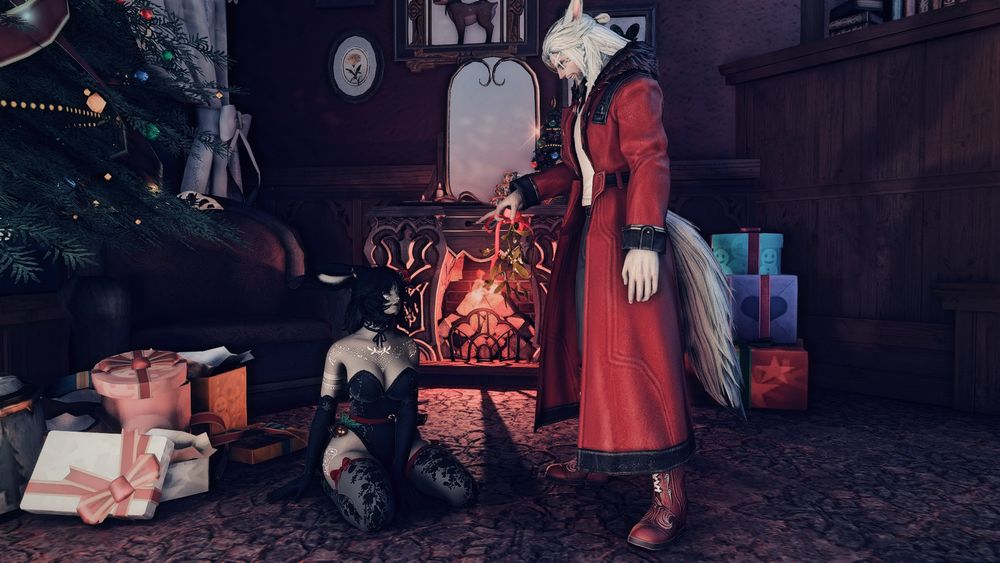 A zoomed out shot of the scenario so that the viewer can see the full picture.