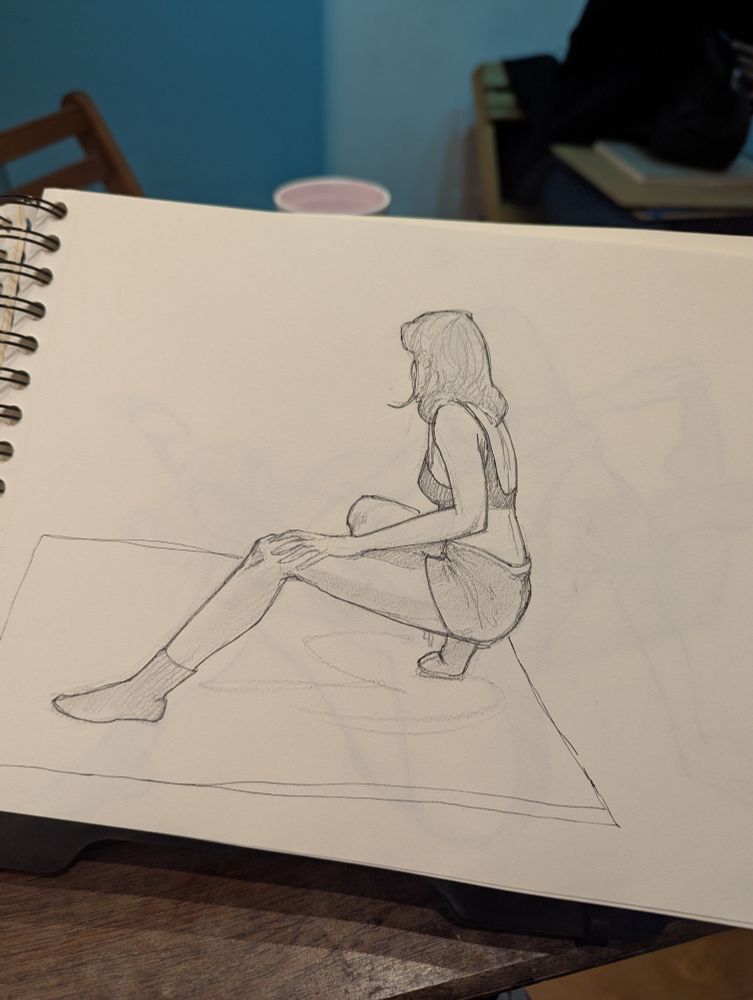 Desenho de modelo vivo 