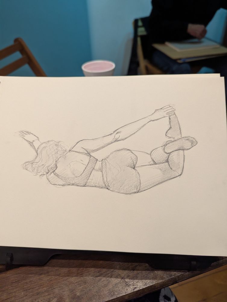 Desenho de modelo vivo 