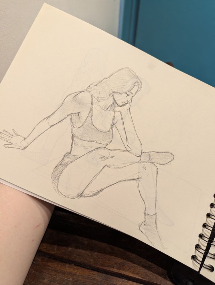 Desenho de modelo vivo 