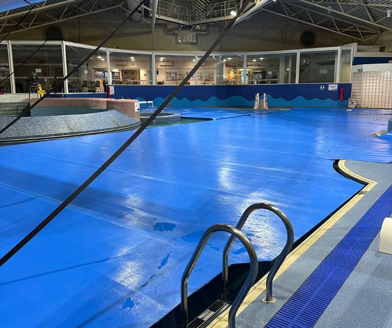 Image shows swimming pool at Uckfield Leisure Centre