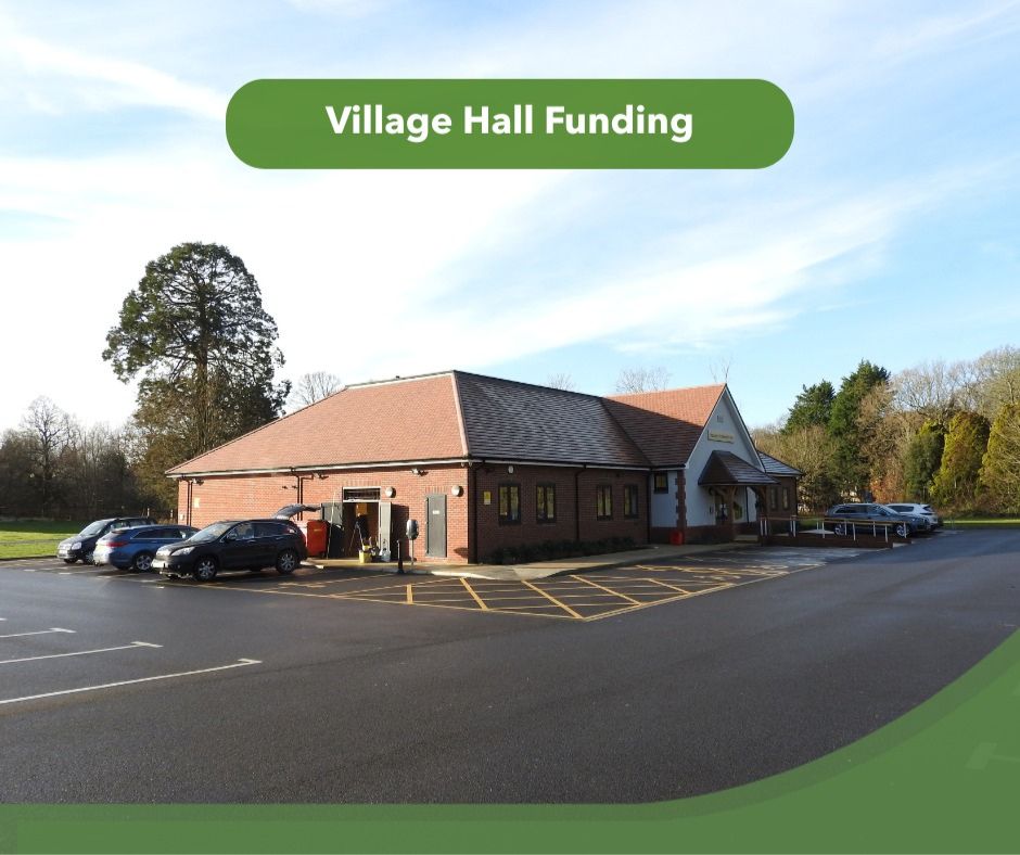 Image shows village Hall in Hellingly, East Sussex.