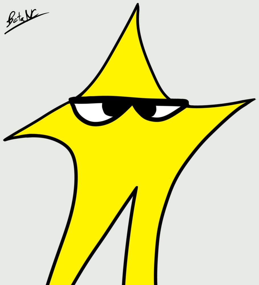 the original
                                   starwalker from Deltarune, drawn by me (BetaNCourses)