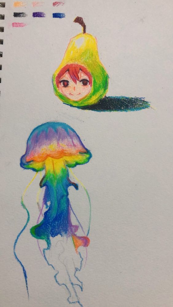 Teto 🍐 and colorful jellyfish 