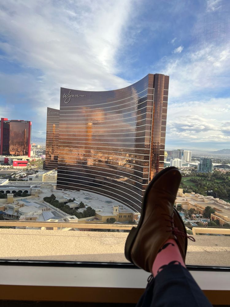 Pinksocks on and ready for an amazing day of empathy, connections and impact at HIMSS25