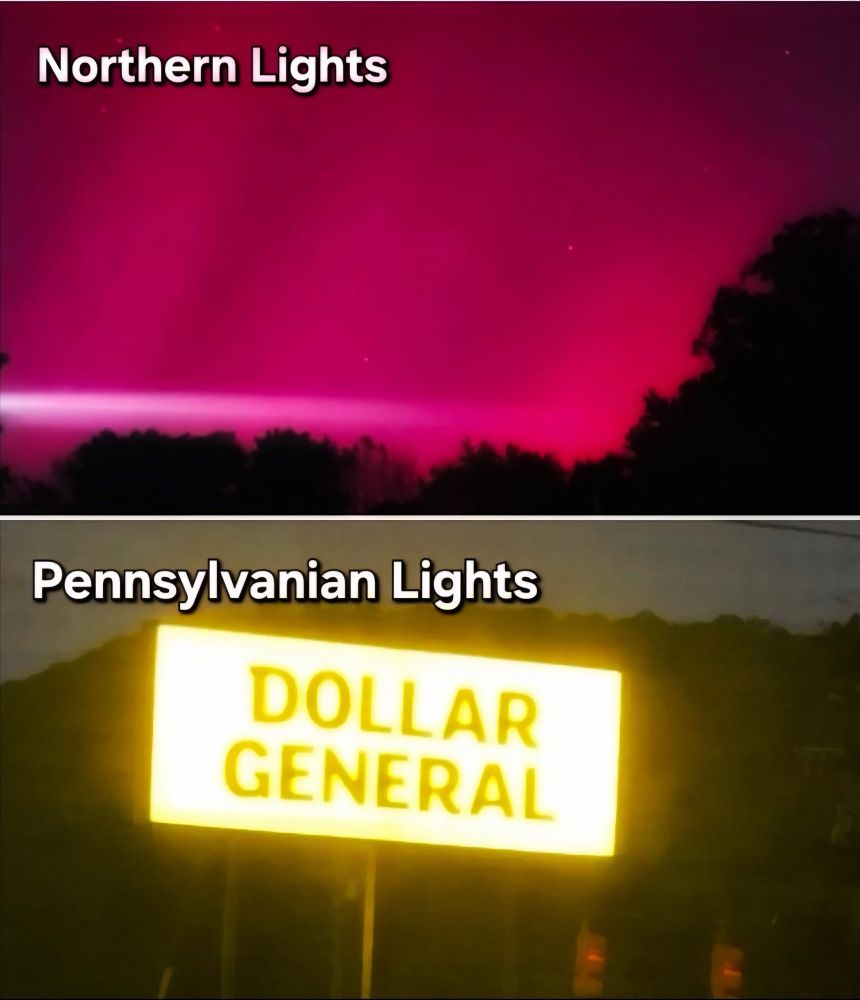 Northern lights vs Pennsylvanian lights. 