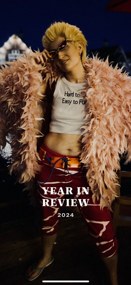 Donquixote Doflamingo One Piece Cosplay, iPhone year in review 2024