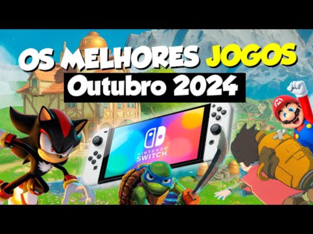 Os MELHORES JOGOS de Outubro 2024 para o Nintendo Switch