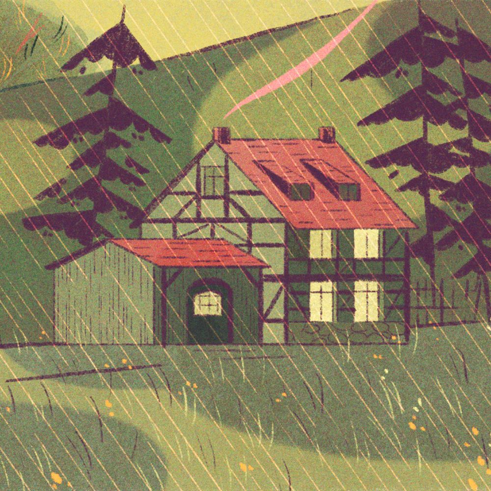 Detail of "A Wisp of Morning Air", a short graphic novel