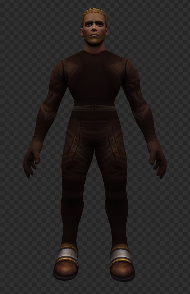 Anduin model as much undressed as its possible
