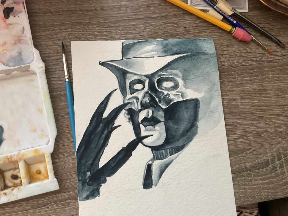 Day 3! Realizing I’m gonna need to cut a lot off this paper