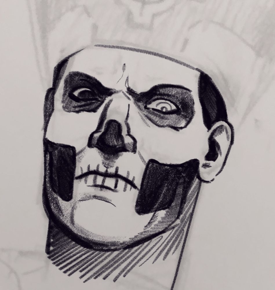 Papa emeritus II / Secondo from the band ghosts face