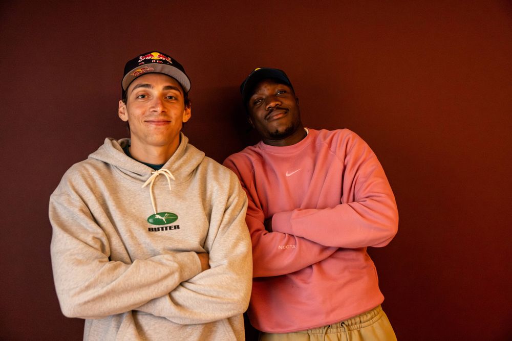 Letsile Tebogo and Mondo Duplantis