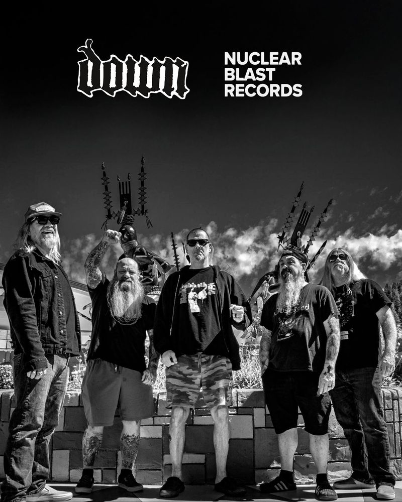 Black & White photo of the band Down
