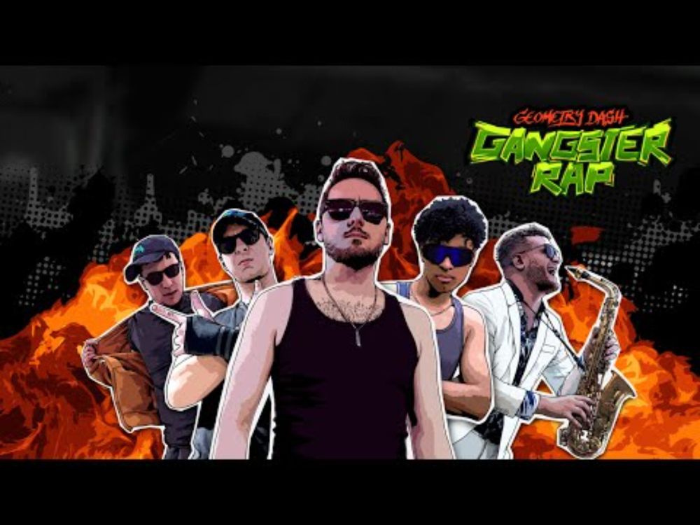 GEOMETRY DASH GANGSTER RAP (feat. EVW, KingSammelot, Colon) [Official Music Video]