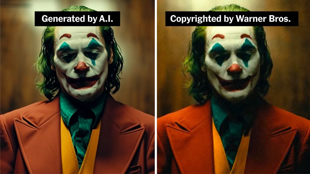 We Asked A.I. to Create the Joker. It Generated a Copyrighted Image.