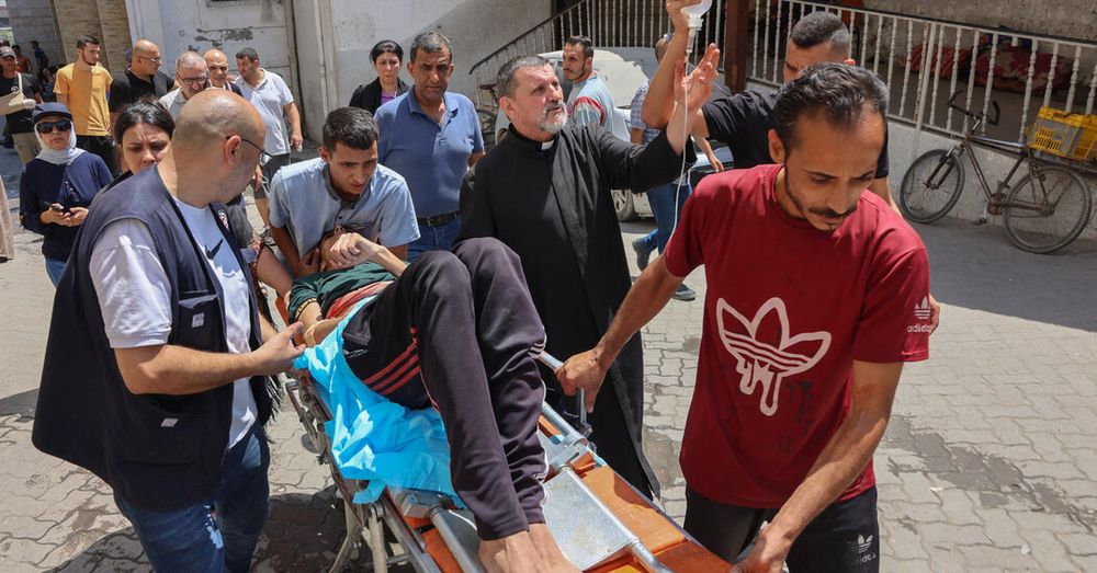 Israeli Strike on a Gaza Church Kills Three