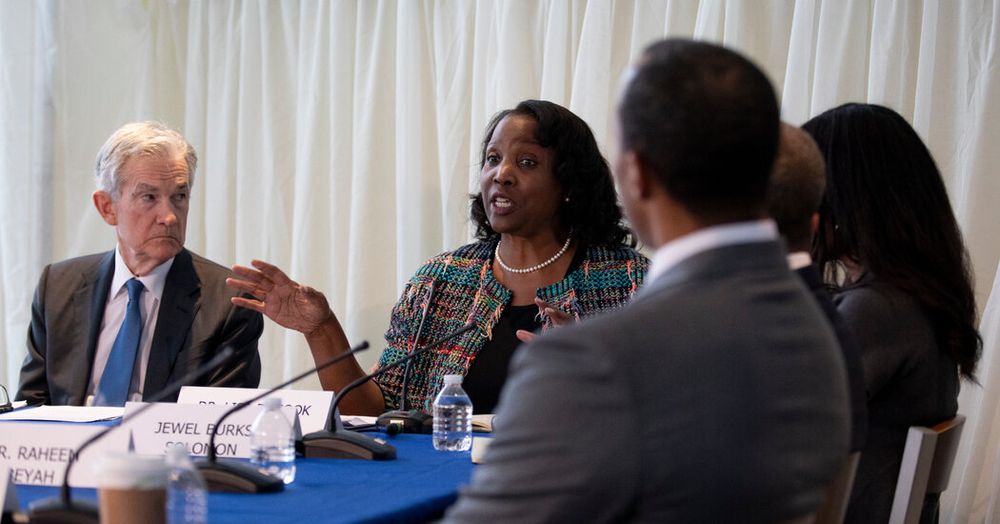 The president’s calls for Lisa Cook, a Fed governor, to resign are diverting attention from economic issues as top central bankers from around the world gather in Jackson, Wyo.