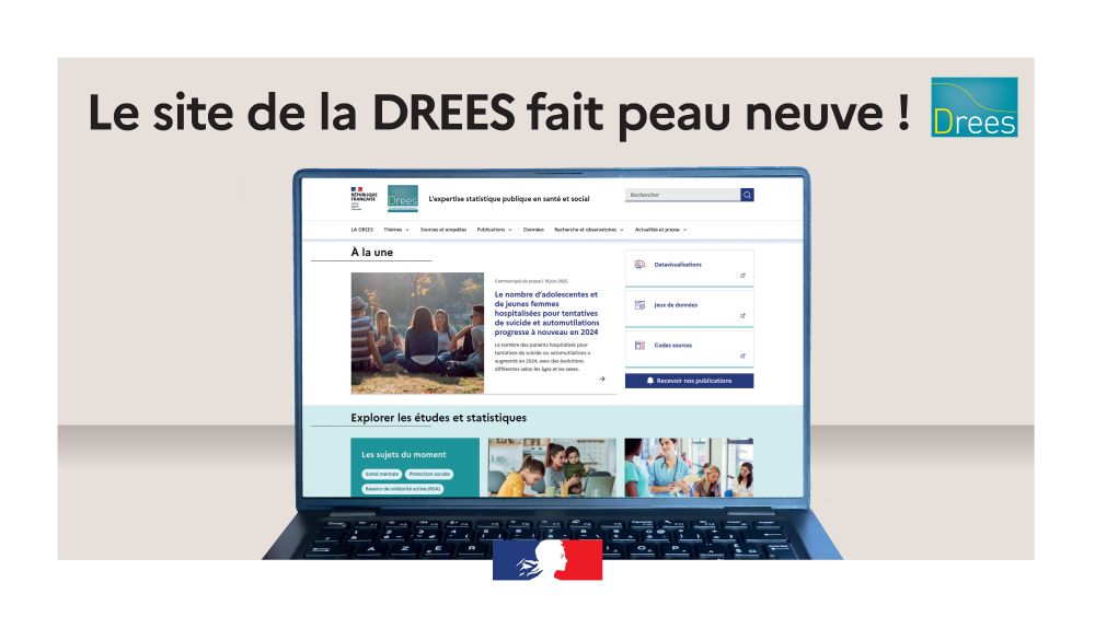 Le site de la DREES fait peau neuve !