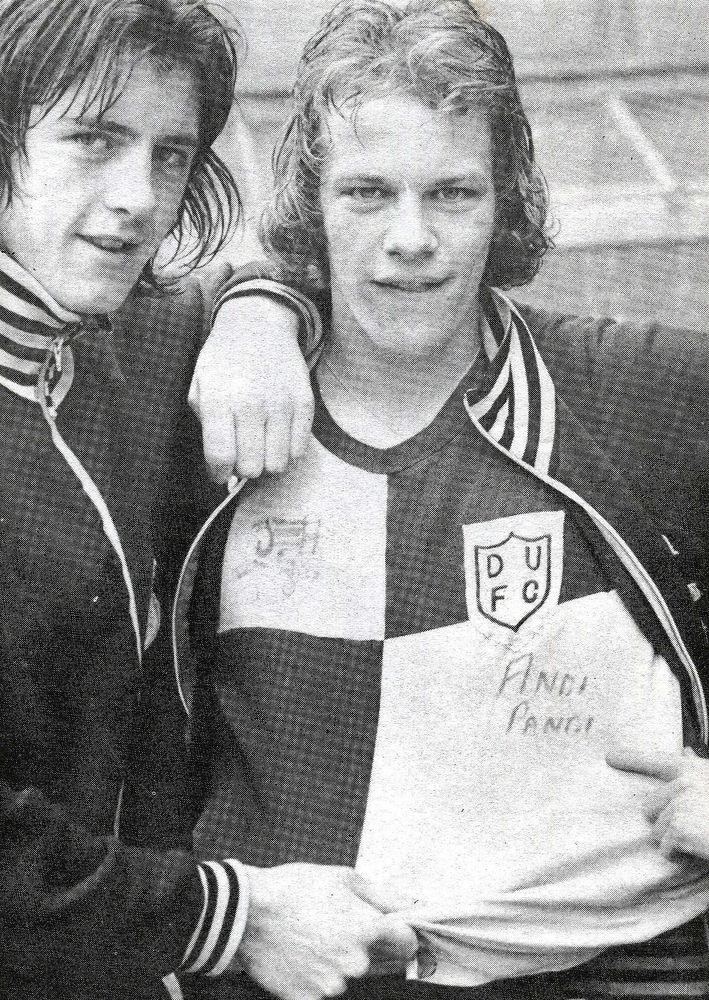 Davie Narey and Andy Gray at Dundee United.