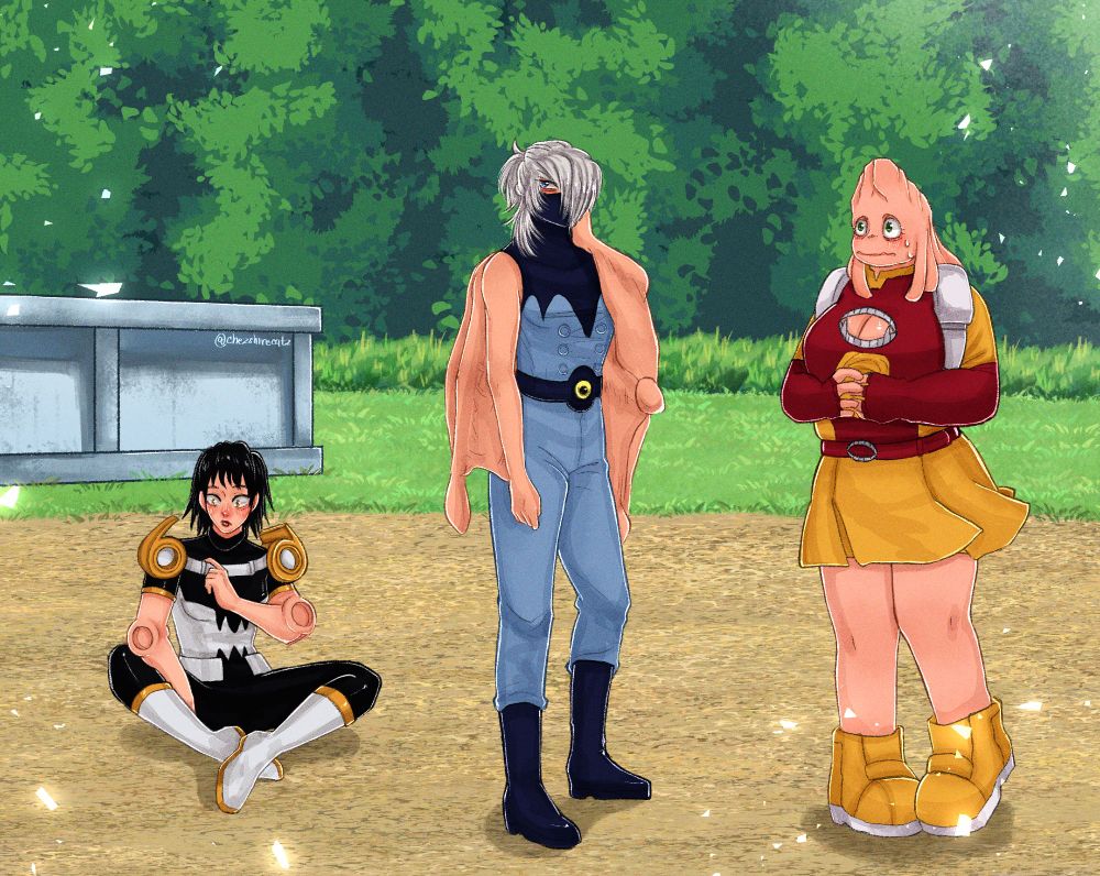 keyword : MHA My Hero Academia koda koji shoji mezo sero hanta ヒロアカ 口田甲司 障子目蔵 瀬呂範太 genderbend