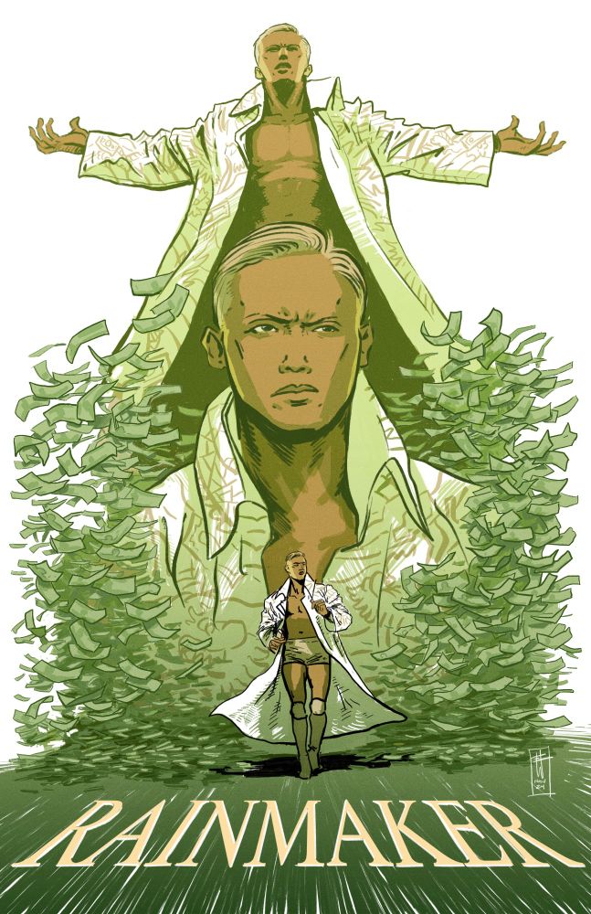 Coin Flip: RAINMAKER is my desciptive alt text.