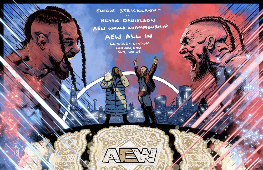 Swerve Strickland v Bryan Danielson All In 2024