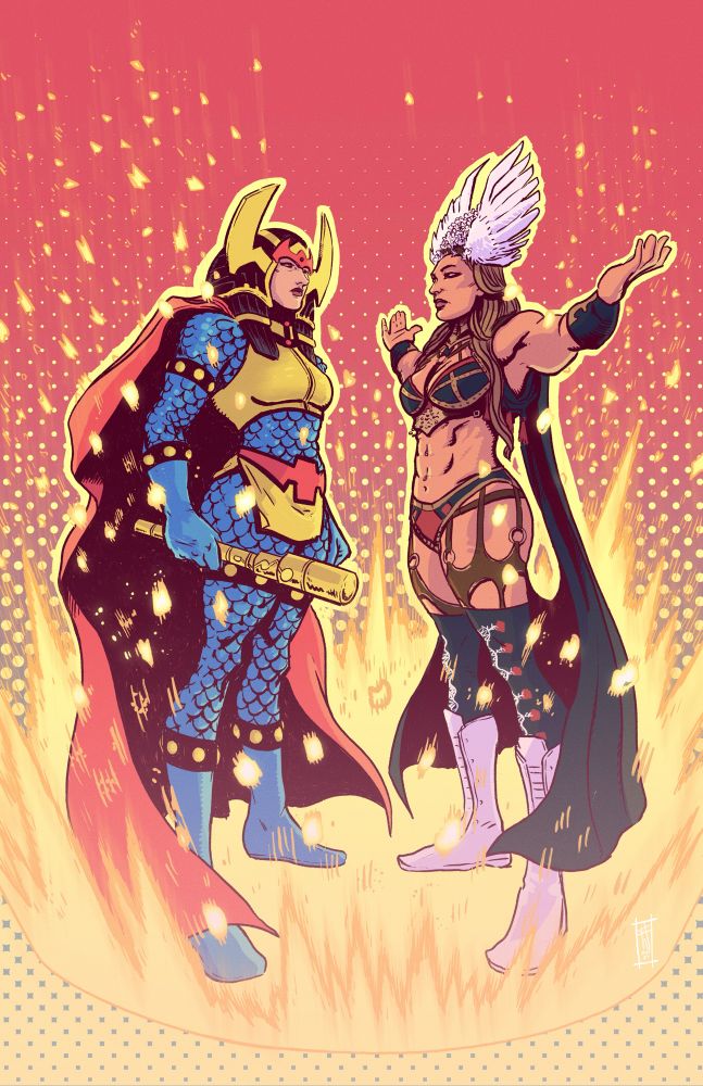 Big Barda v Megan Bayne. 