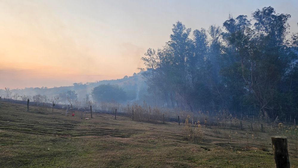 Incêndio criminoso em Charqueada - SP