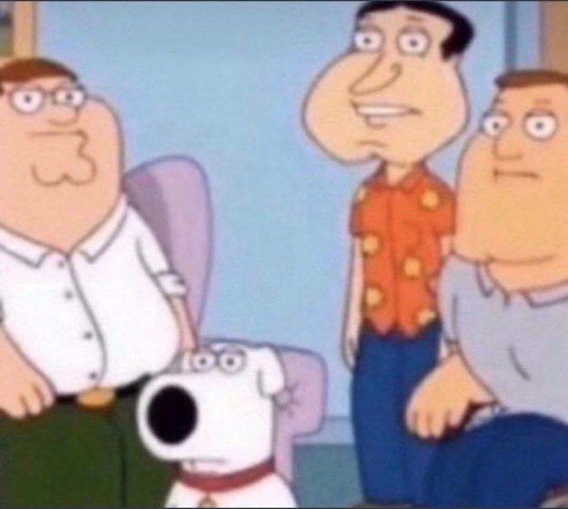 family guy staring reaction image