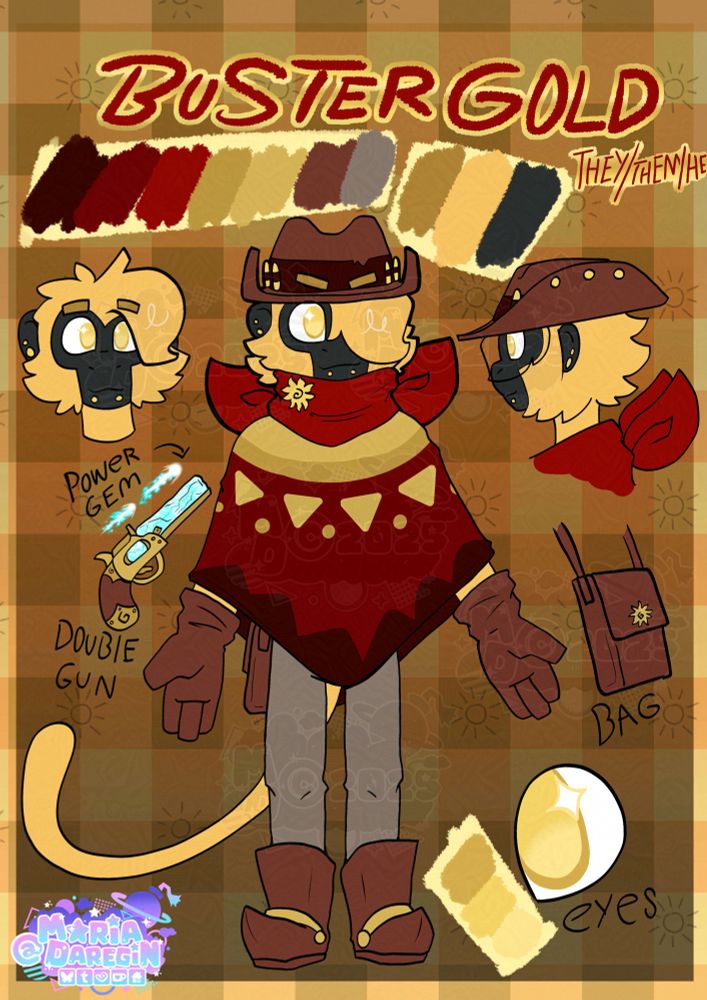 buster gold monkey with guns