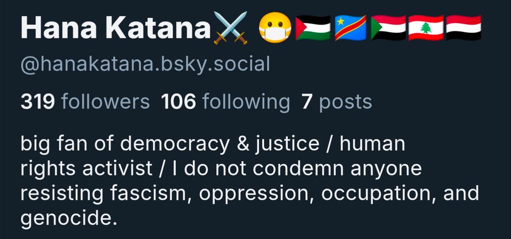Big fan of democracy, justice, and resisting fascism