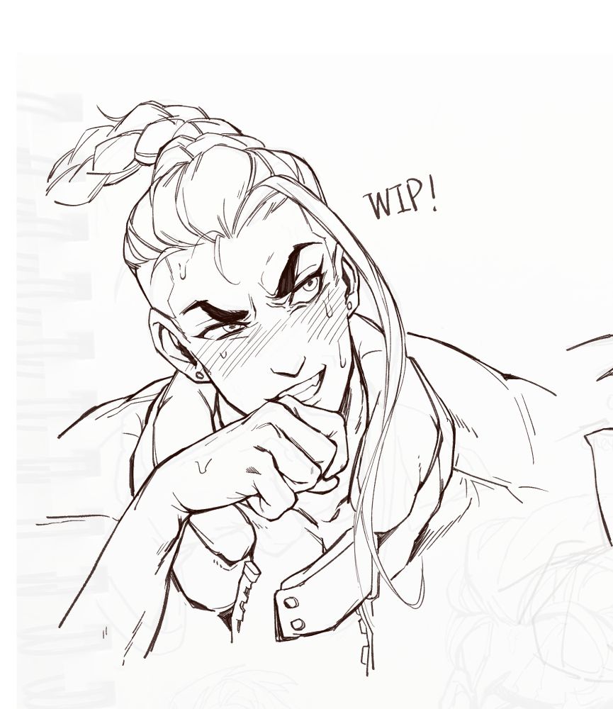 work in progress of jamie from SF6