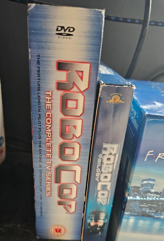 Robocop TV series DVD set alongside the movie trilogy boxset