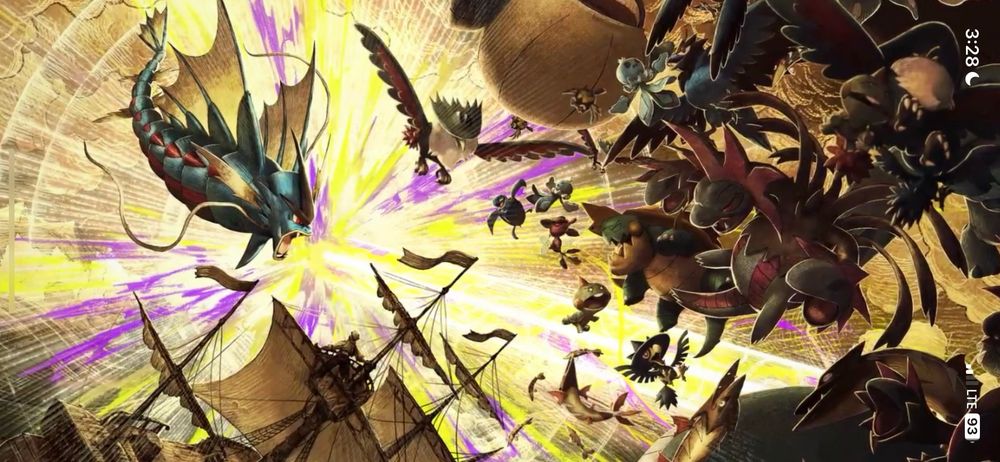 Mega Gyarados EX promo art.