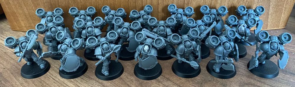 20 unpainted mk2 assault marines 